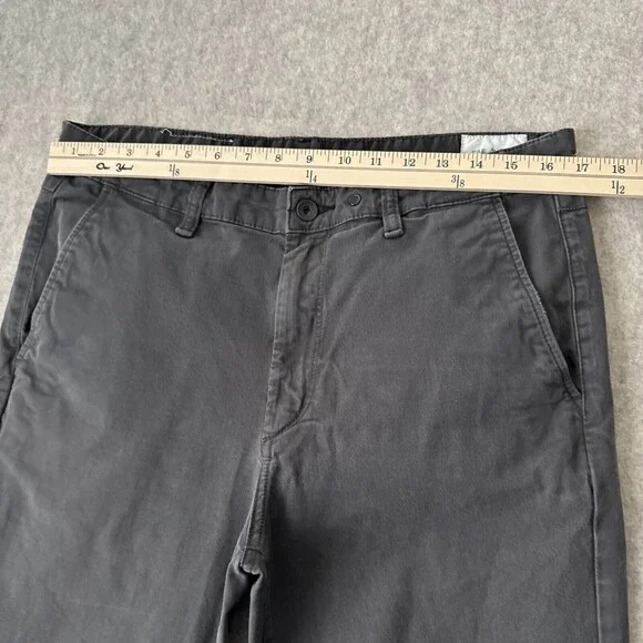 rag & bone Fit 2 Chino Pants Mens 34 Gray Slim Cotton Stretch - Picture 3 of 14